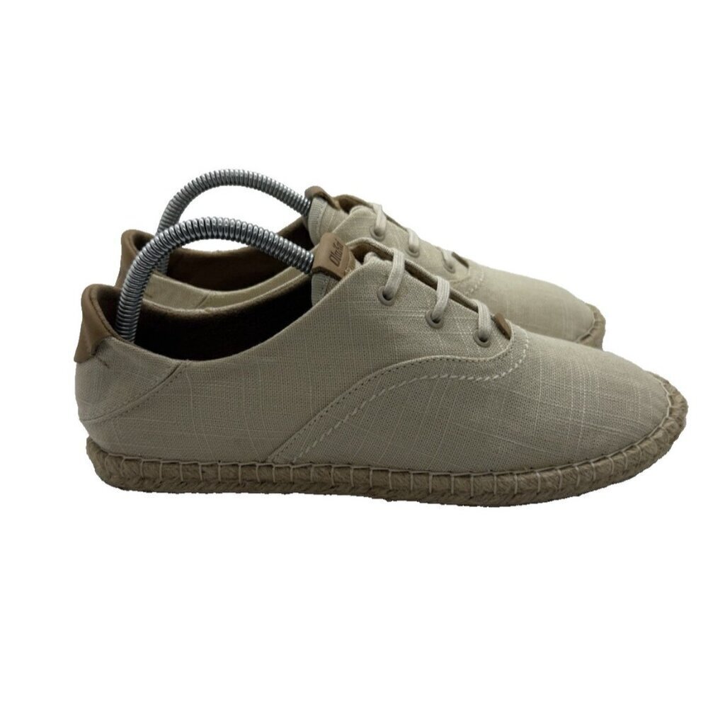 Olukai Kaula Pa'a Li Tapa Espadrille Womens Comfort Casual Shoes 20463-2020 Sz 9